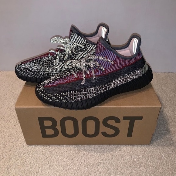 New Yeezy Boost 350 V2 Yecheil Reflective Size 13 - Picture 3 of 5